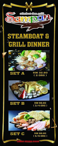 Opinii despre Sampan Steamboat & Grill by Aman Sejagat Kru în Melaka - Gastronomi dan perhotelan