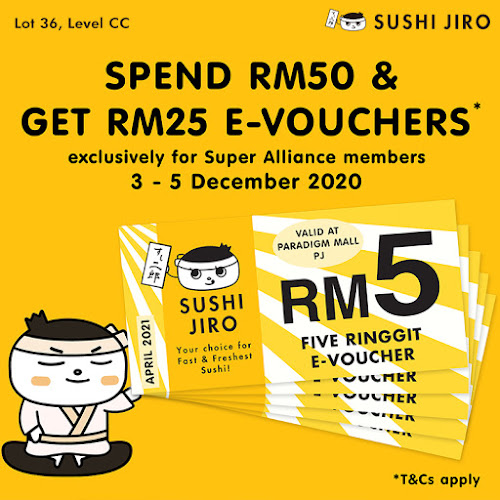 Sushi Jiro Paradigm Mall PJ - Gastronomi dan perhotelan