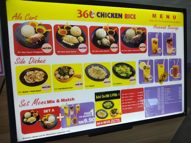 360 Chicken Rice (Inanam Kapital)