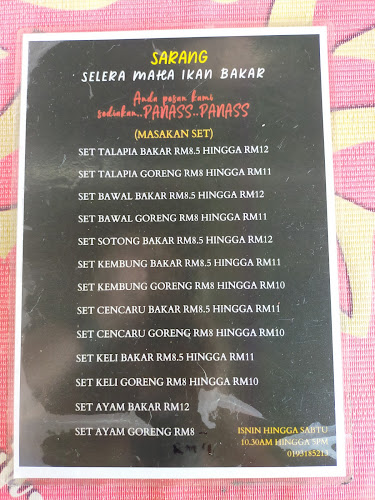 SARANG Selera Maha Ikan Bakar