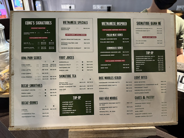 Cong Caphe, The Starhill - Kuala Lumpur