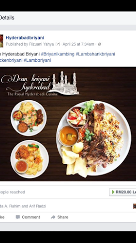 Opinii despre Dean Hyderabad Briyani în Johor Bahru - Gastronomi dan perhotelan