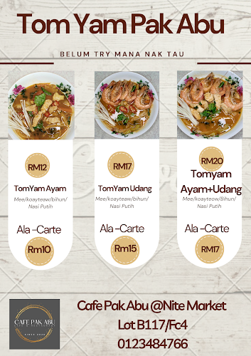 Cafe Pak Abu@Ipoh Night Market - Gastronomi dan perhotelan