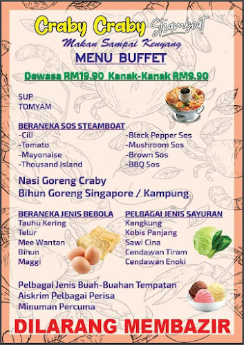 Craby Craby Steamboat & Grill, seri manjung