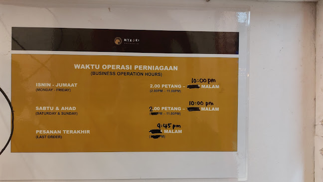 Comentarii opinii despre MyKori Dessert Cafe Seksyen 7