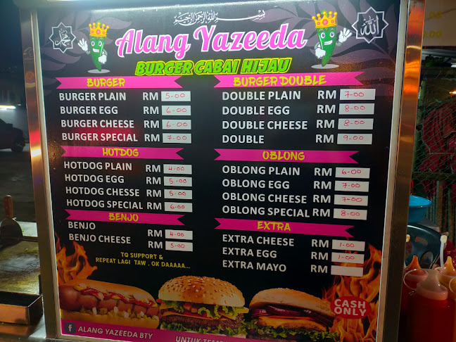 ALANG YAZEEDA Burger Cabai Hijau