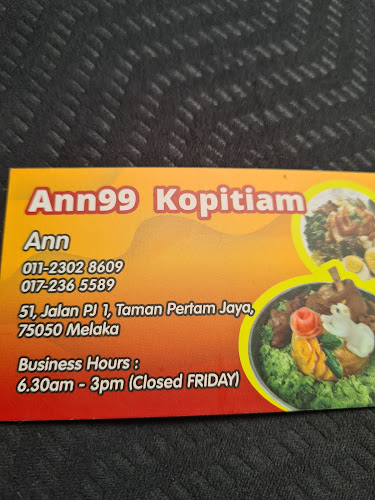 Opinii despre Ann99 Kopitiam în Melaka - Gastronomi dan perhotelan