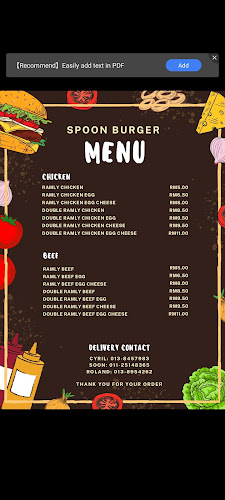 Opinii despre Spoon Burger în Kuching - Gastronomi dan perhotelan