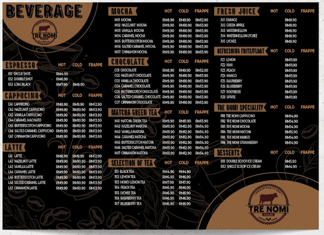 TRE NOMI WESTERN & COFFEE - Kulim