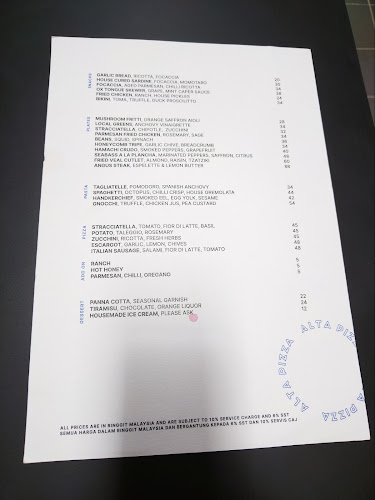 Opinii despre Alta Pizza în Kuala Lumpur - Gastronomi dan perhotelan