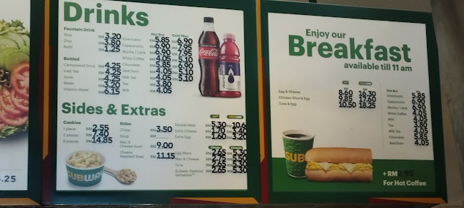 Comentarii opinii despre Subway Dataran Pahlawan Melaka Megamall