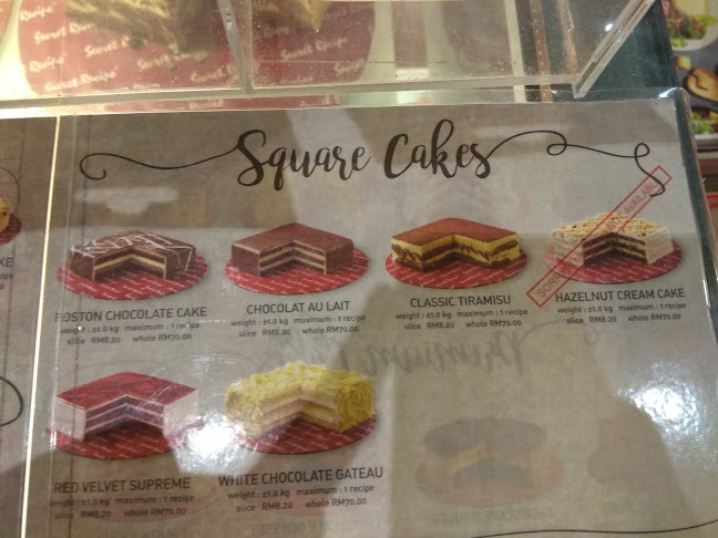 Opinii despre Secret Recipe Aeon Station 18 în Ipoh - Gastronomi dan perhotelan