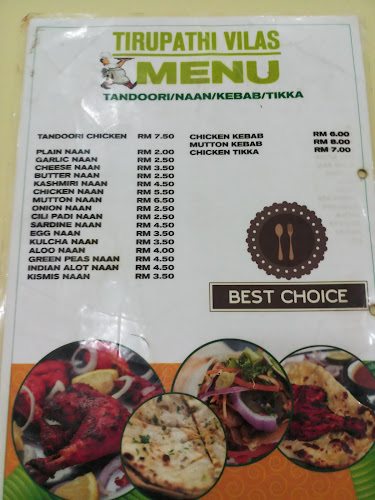 TIRUPATHI VILAS - Gastronomi dan perhotelan