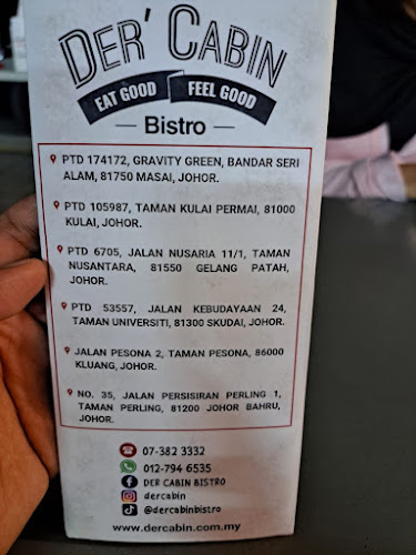 Comentarii opinii despre Der' Cabin Bistro Perling