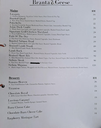 Comentarii opinii despre Branta&Geese Restaurant