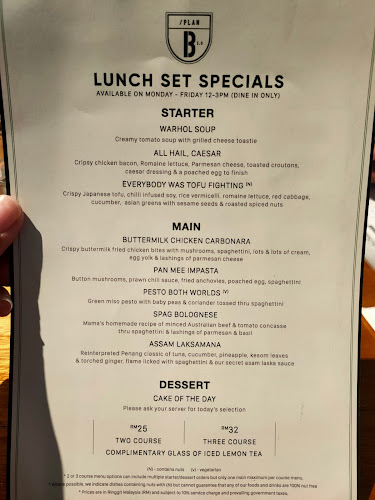 Opinii despre Plan B Ipoh în Ipoh - Gastronomi dan perhotelan