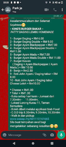 Opinii despre King's Burger Bakar în Seri Manjung - Gastronomi dan perhotelan