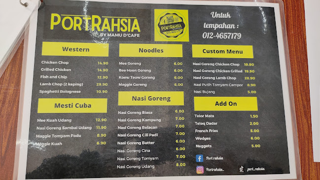 Opinii despre Port Rahsia by Mamu D'Cafe în Sungai Petani - Gastronomi dan perhotelan