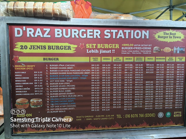 D'raz Burger Station - Gastronomi dan perhotelan
