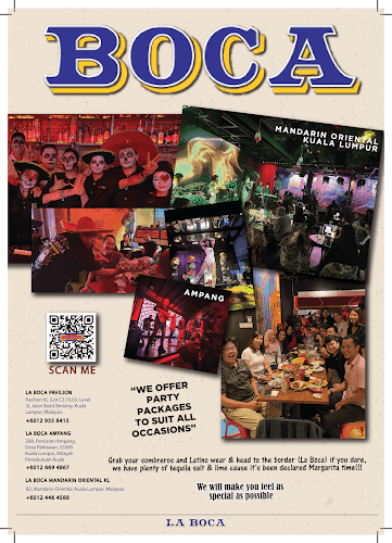 Opinii despre La Boca Latino Bar & Grill, Pavilion KL în Kuala Lumpur - Gastronomi dan perhotelan