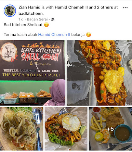 Bad Kitchen Shellout Restaurant - Bagan Serai