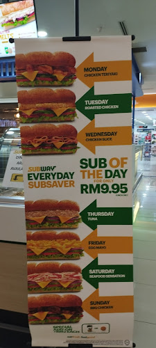 Subway Dataran Pahlawan Melaka Megamall - Gastronomi dan perhotelan