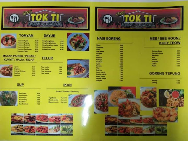 Restoran Tokti Arena Panggang - Kuala Lumpur
