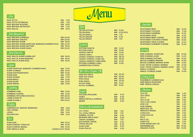 Hameediyah Multi Concept Dining @Bukit Bintang