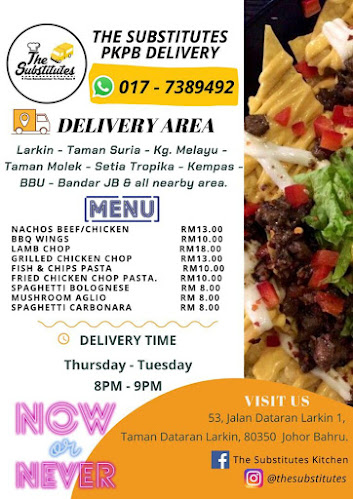 Opinii despre The Substitutes HQ în Johor Bahru - Gastronomi dan perhotelan