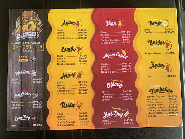 Opinii despre mok burger în Kuala Selangor - Gastronomi dan perhotelan