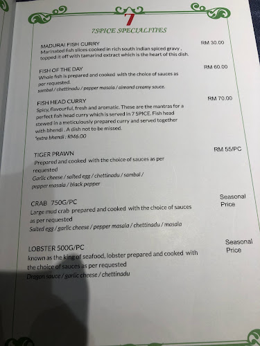 7 Spice - Gastronomi dan perhotelan