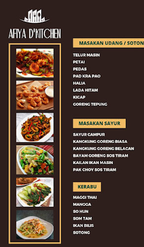 Afiya D'Kitchen - Gastronomi dan perhotelan