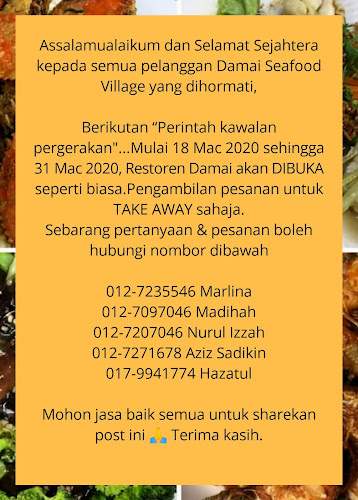 Damai Seafood Village - Gastronomi dan perhotelan