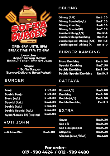 Sofia Burger (BurgerdeliveryBatuPahat)