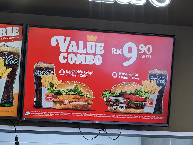 Burger King • Plaza Low Yat - Gastronomi dan perhotelan