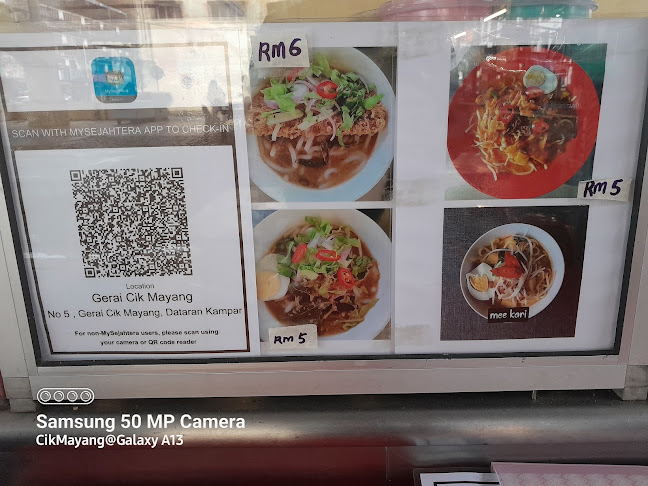 majlis daerah kampar, No. 5 Gerai Cik Mayang Dataran Kampar Medan selera, Jalan Balai, 31900 Kampar, Perak