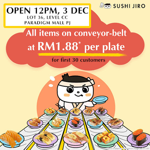 Comentarii opinii despre Sushi Jiro Paradigm Mall PJ