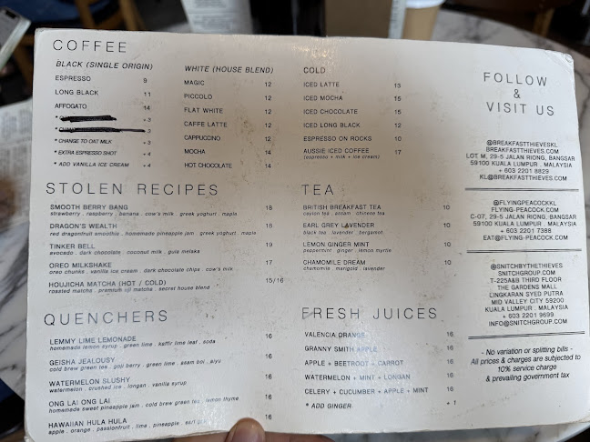 Comentarii opinii despre Breakfast Thieves APW Bangsar