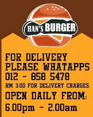 Han's Burger - Gastronomi dan perhotelan