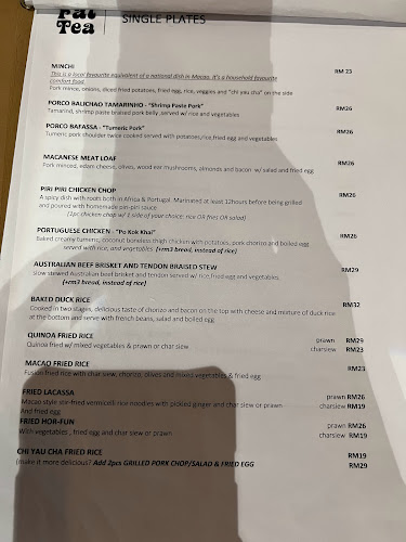 Comentarii opinii despre Fat Tea Macanese Food
