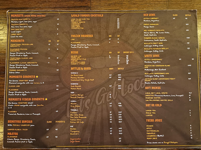 Opinii despre Mamasita Mexican Restaurant & Tapas Bar în Kota Kinabalu - Gastronomi dan perhotelan