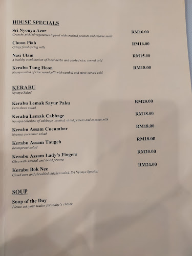 Comentarii opinii despre Sri Nyonya Restaurant