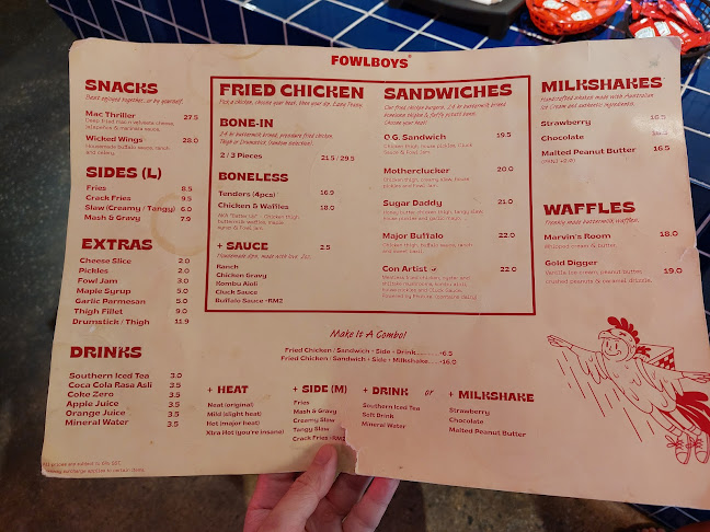 Opinii despre FOWLBOYS SS15 în Subang Jaya - Gastronomi dan perhotelan