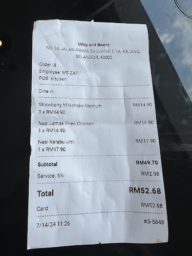 Opinii despre Mittyandbeans în Kajang - Gastronomi dan perhotelan