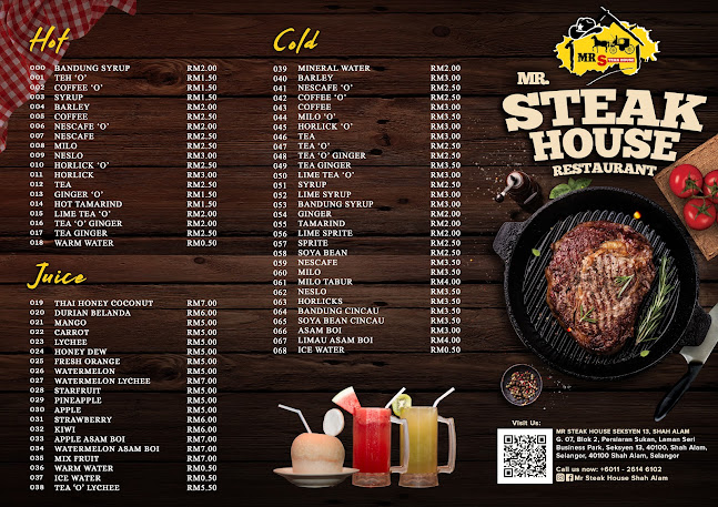 Opinii despre Mr Steak Seksyen 13 (Formerly Mr Steak House) în Shah Alam - Gastronomi dan perhotelan