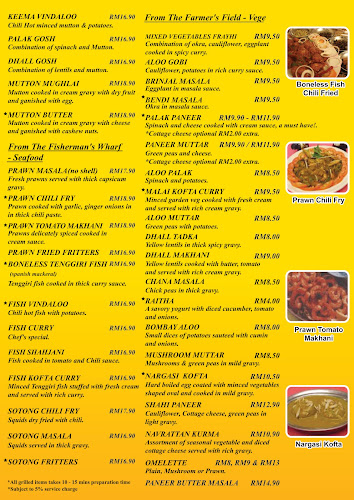 Opinii despre Restaurant D' Tandoori House în Melaka - Gastronomi dan perhotelan