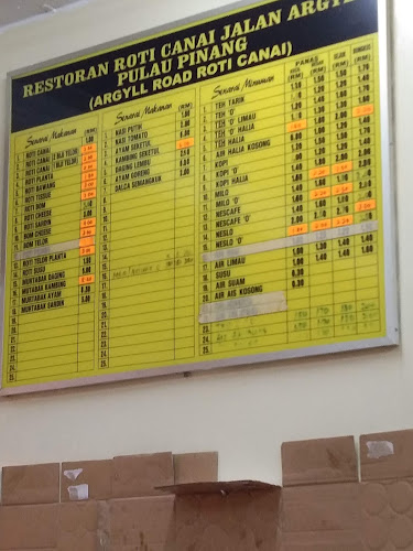 Roti Canai Jalan Argyll - Gastronomi dan perhotelan